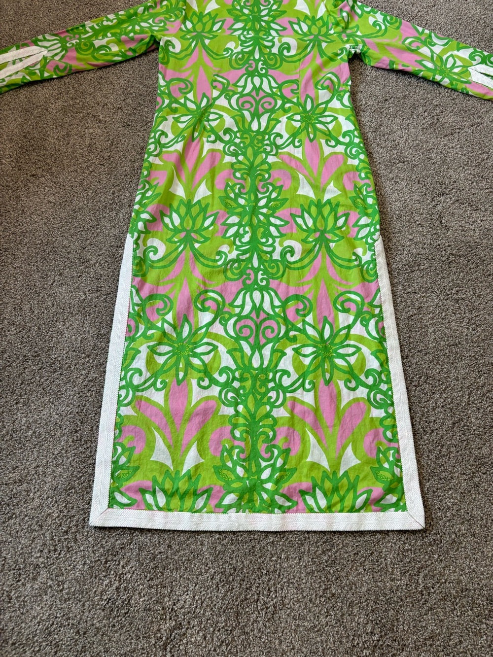 Rare HTF Vintage Lilly Pulitzer Colebrook Caftan XL - Picture 8 of 14